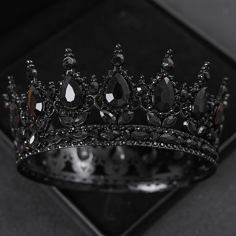 Baroque Round Wedding Crown