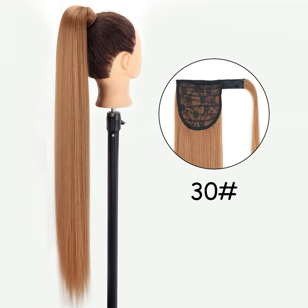 34inches Synthetic Ponytail Hair Extension