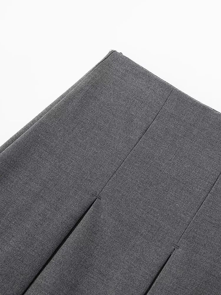 Side Zipper Skirts Shorts Vintage High Waist