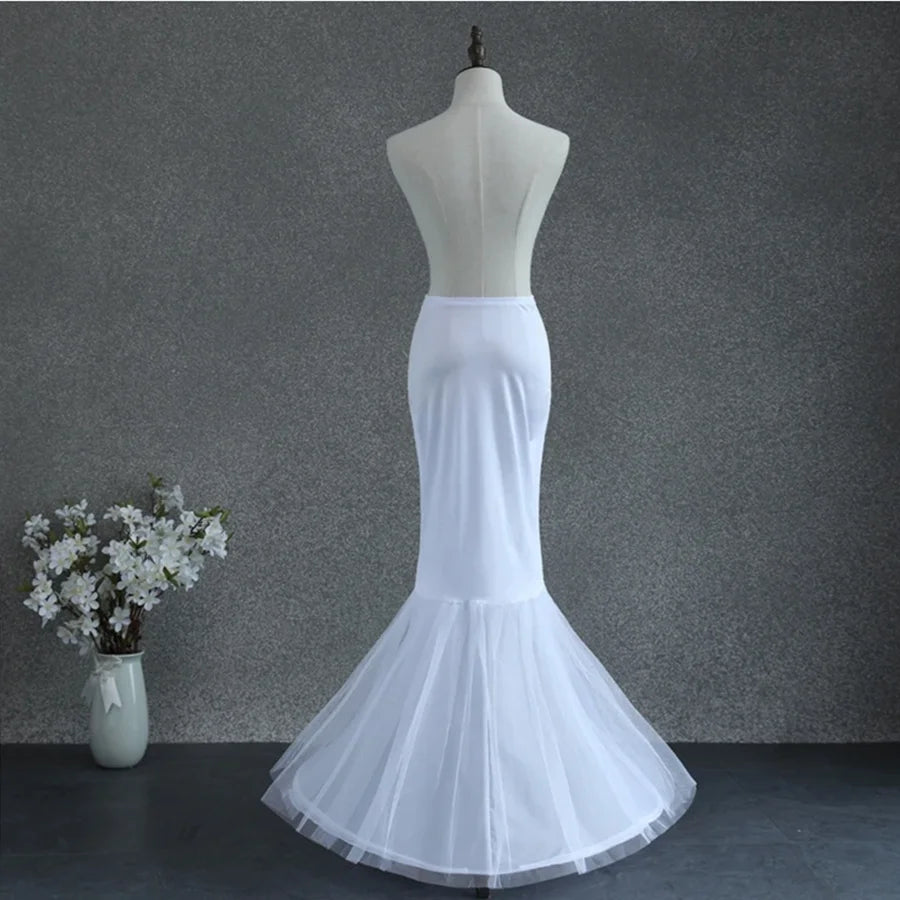 New Arrival White Mermaid Petticoat Underskirt Wedding Accessories