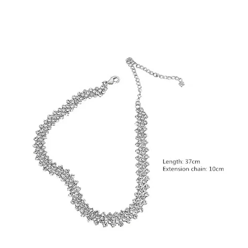 Full Rhinestone Choker Necklaces
