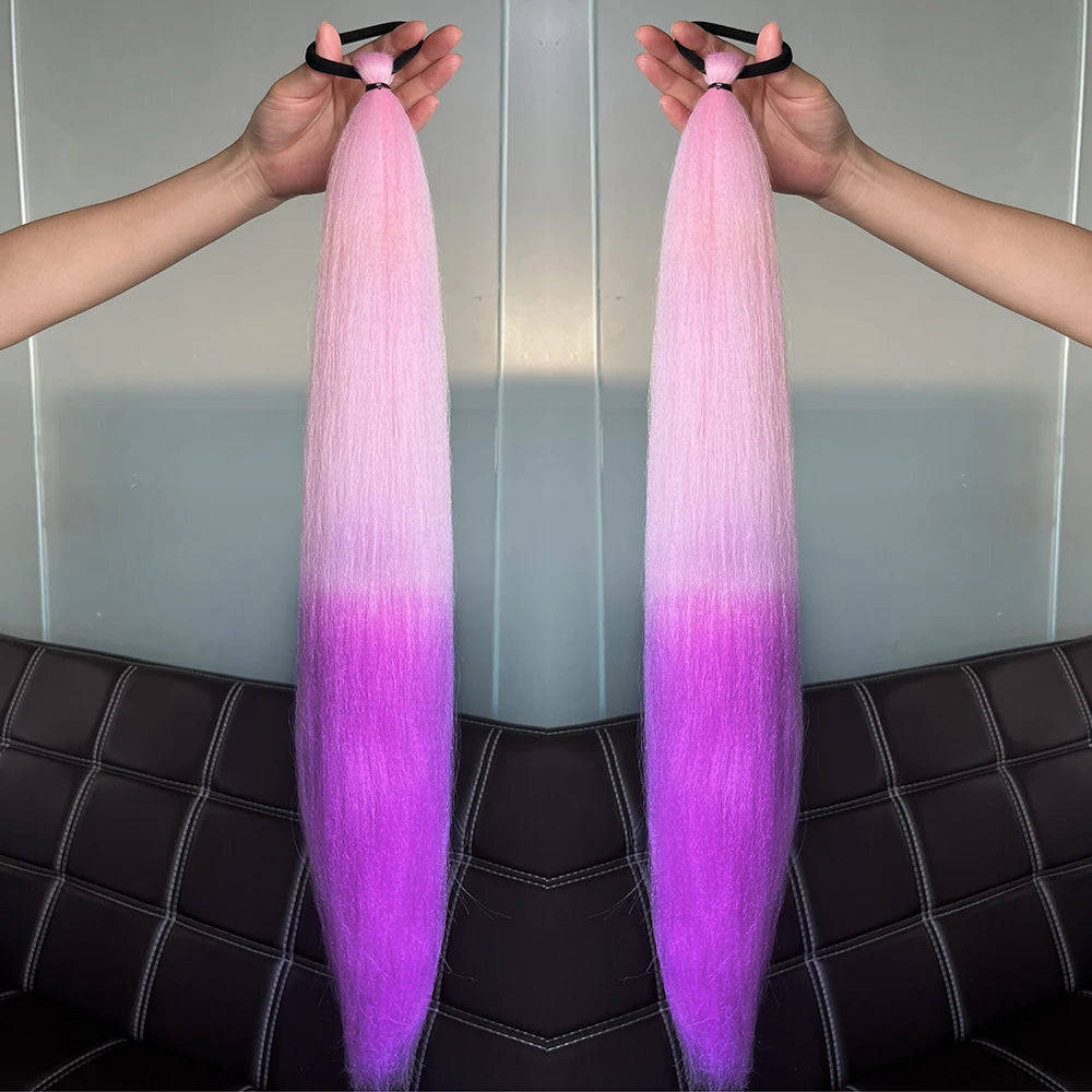 Synthetic Colorful Ponytail Extension