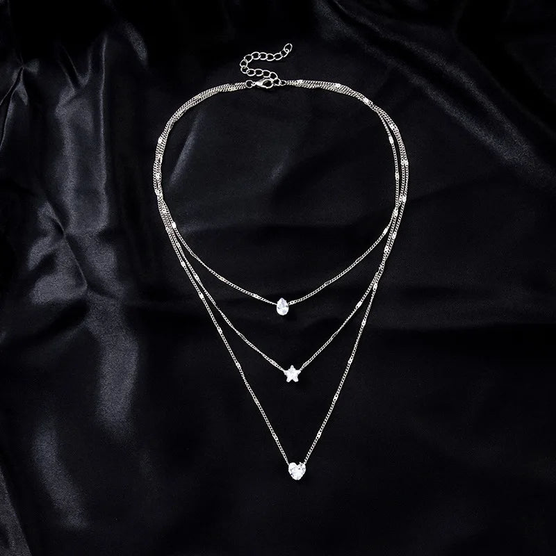 Zircon Pendant Necklace