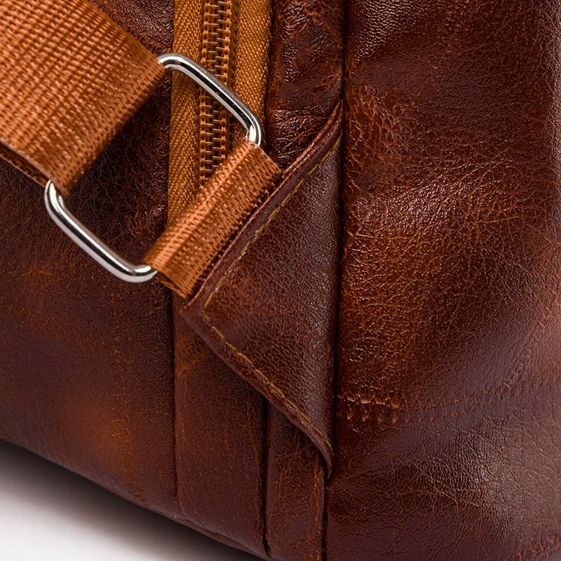 3-in-1 Women Backpacks Vintage Female Shoulder Bags