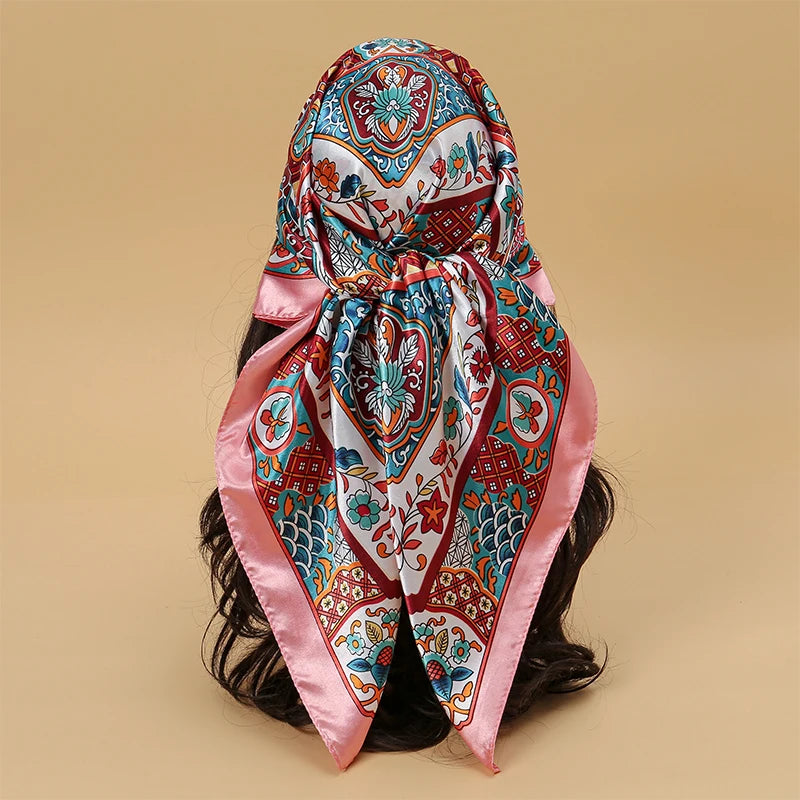 Satin Square Scarf