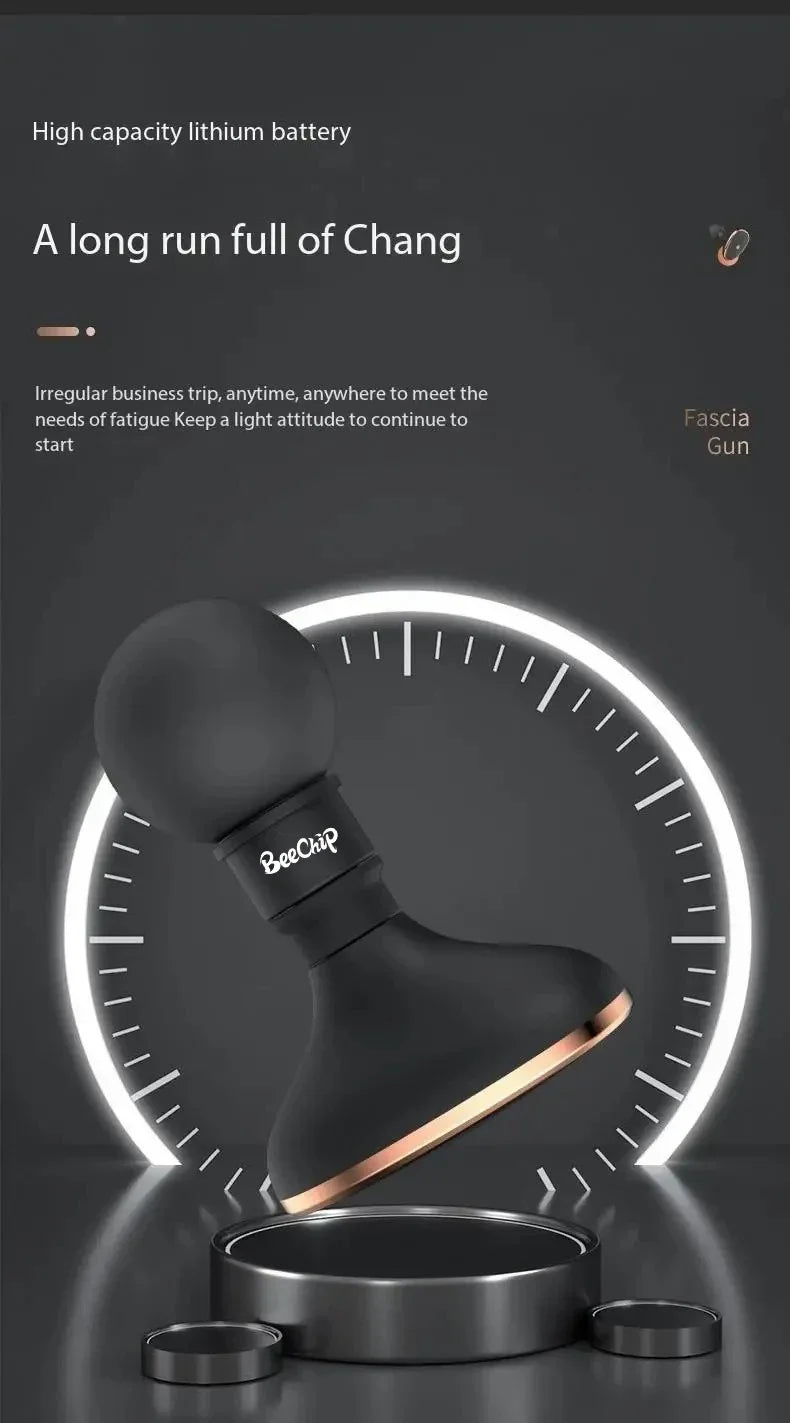 Mini Vibratory Gun Band Portable Silent Muscle Massager