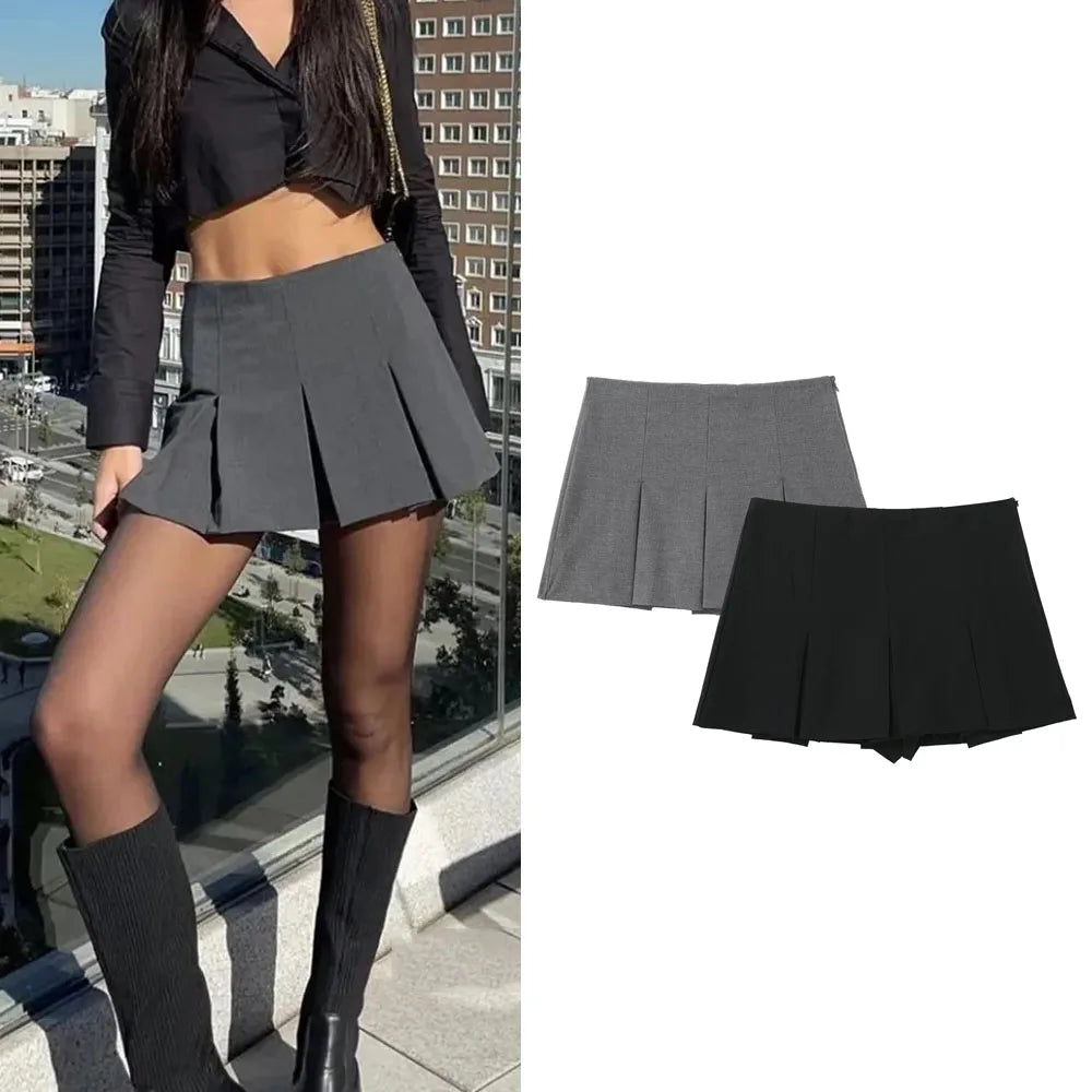 Striped Bermuda Shorts Woman Casual Mini Shorts