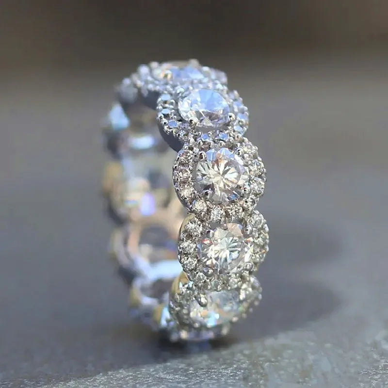 Sparkling Cubic Zirconia Ring