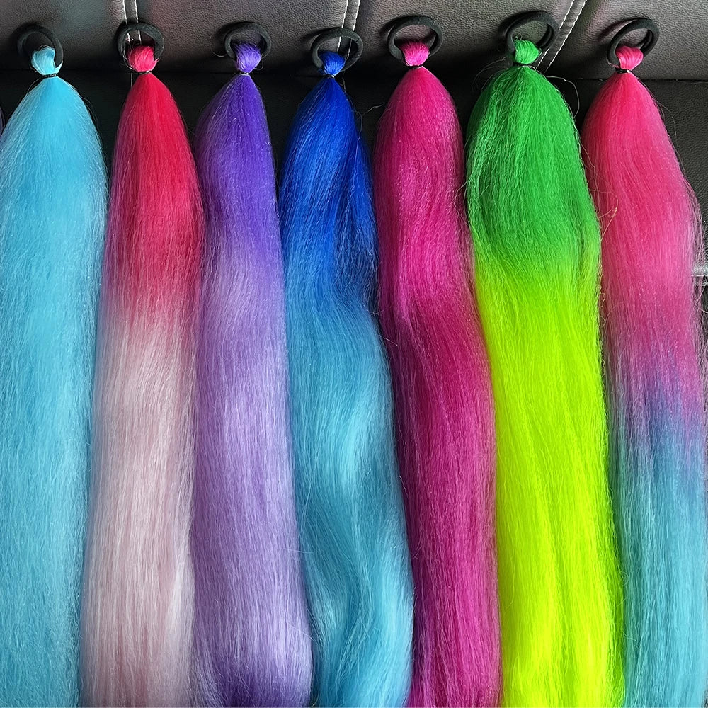 Synthetic Colorful Ponytail Extension