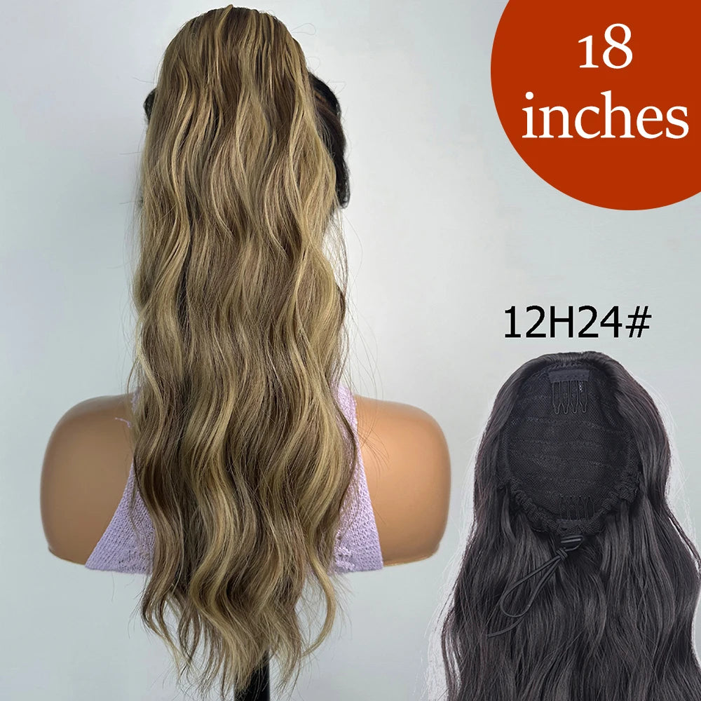 34inches Synthetic Ponytail Hair Extension