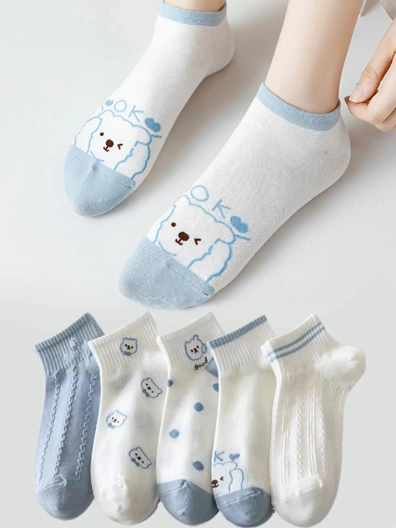 Womens Socks Lovely Cow Pattern