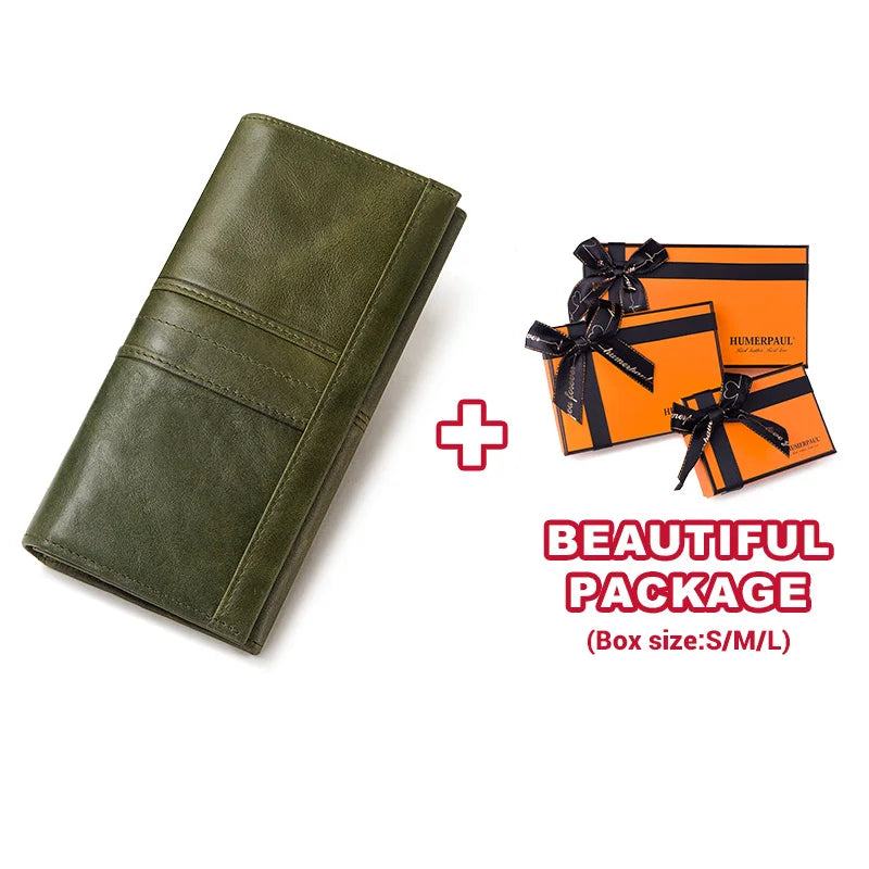 Women's Clutch Bag Genuine Leather Wallets