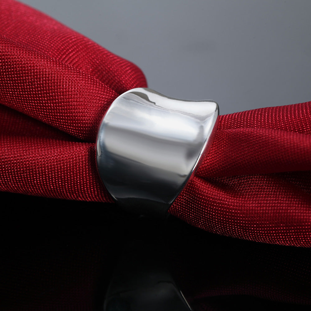 Sterling Silver Wide Rings