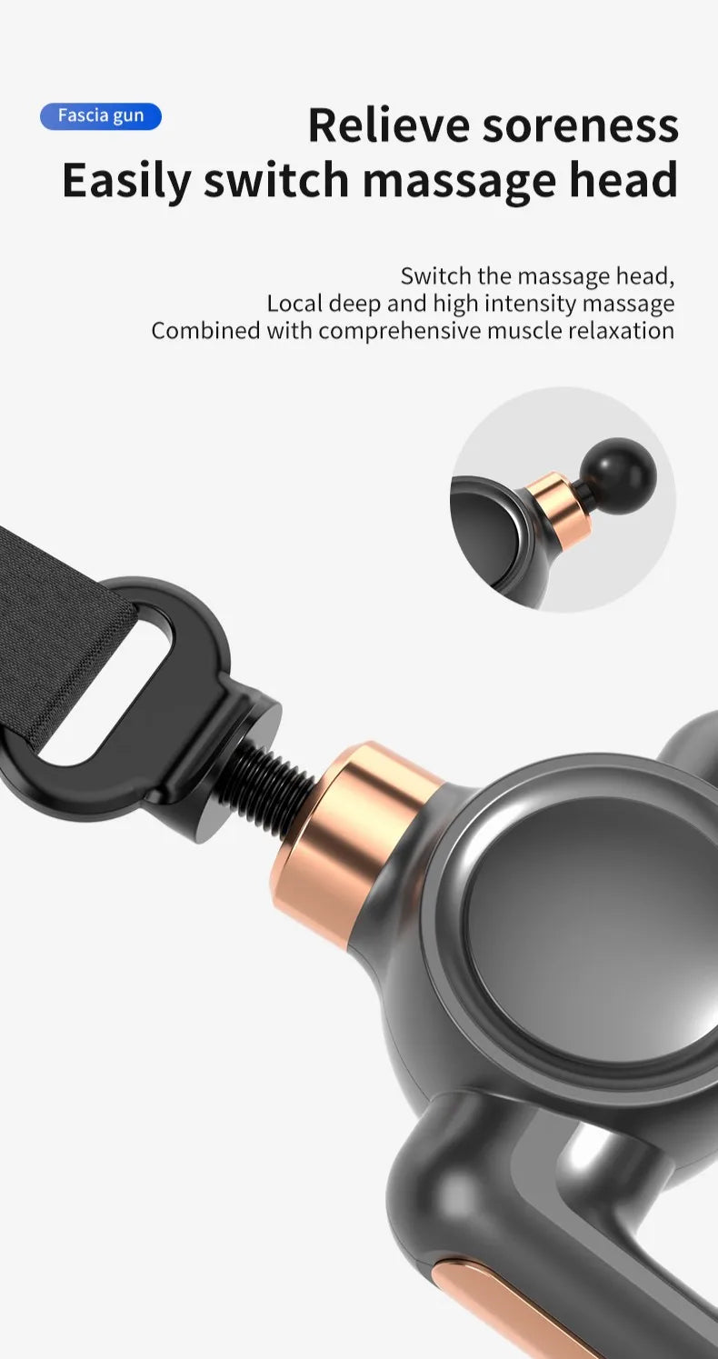 2-in-1 Fascia Gun with Massage