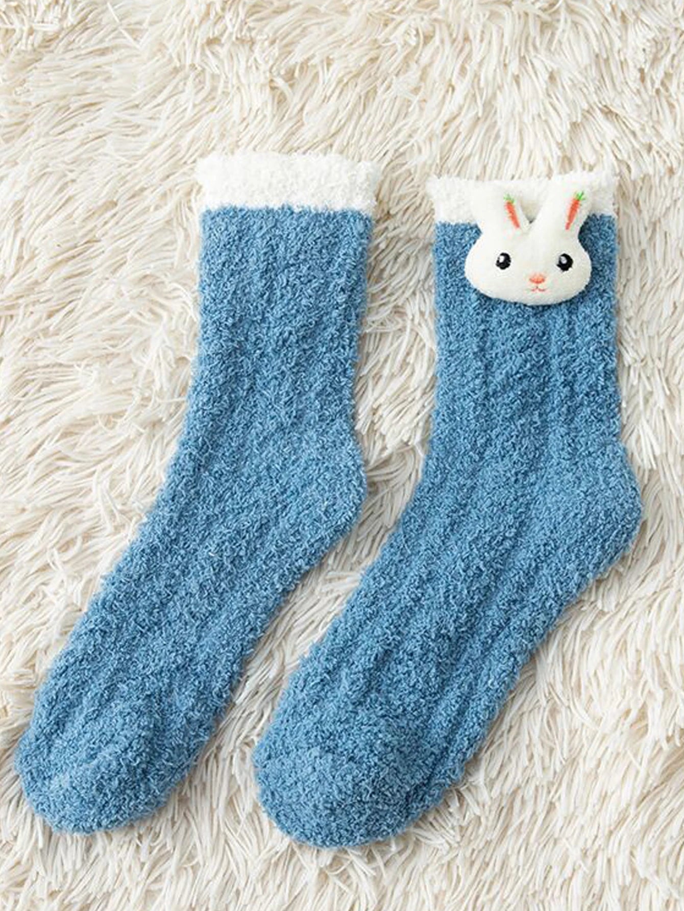 Women's Warm Solid Color Floor Socks
