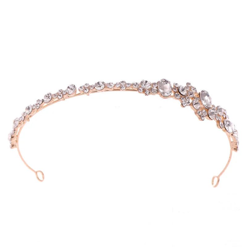 1pc rhinestone hair bands crown