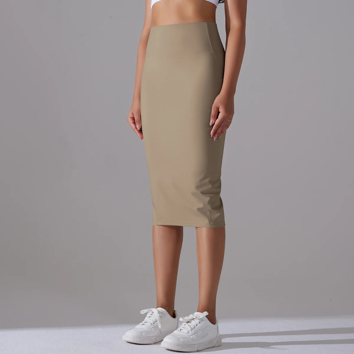 Women's Sexy Naked Feel Fabric Skinny Pencil Skirt