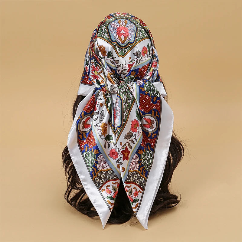 Satin Square Scarf