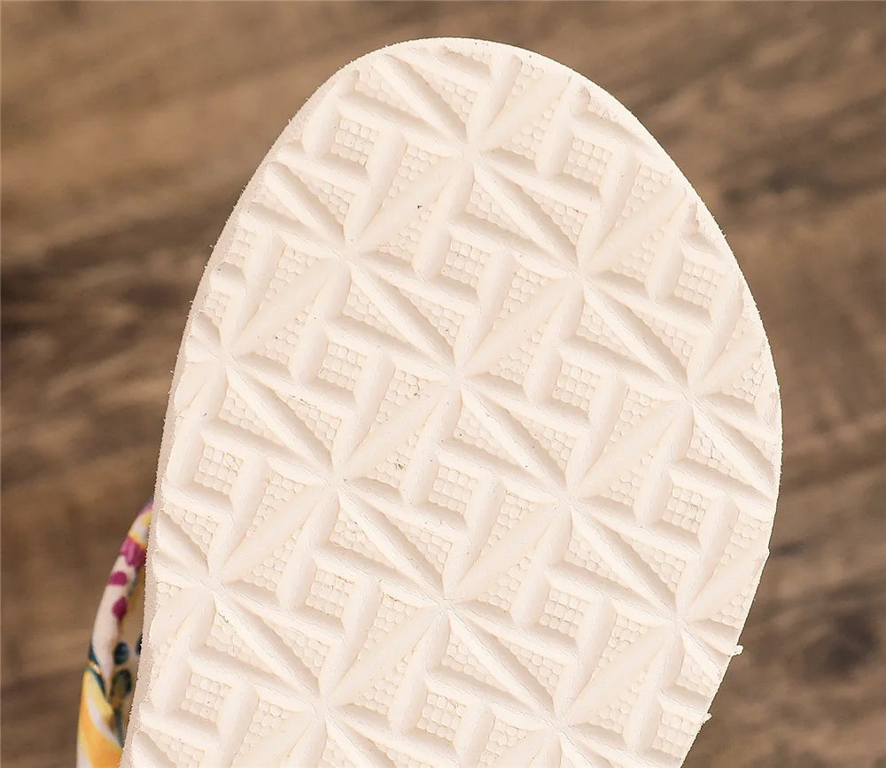 Platform Slippers Casual Outside Wedges Sandals