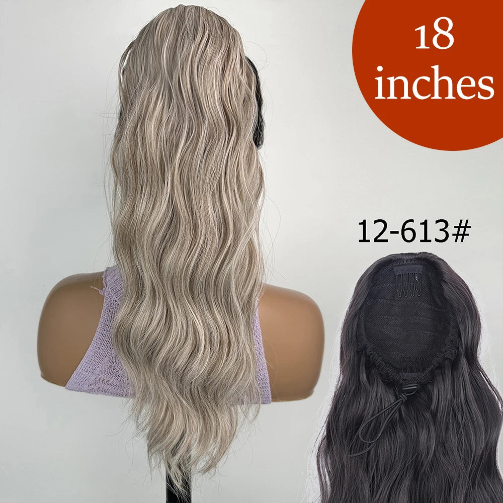 34inches Synthetic Ponytail Hair Extension
