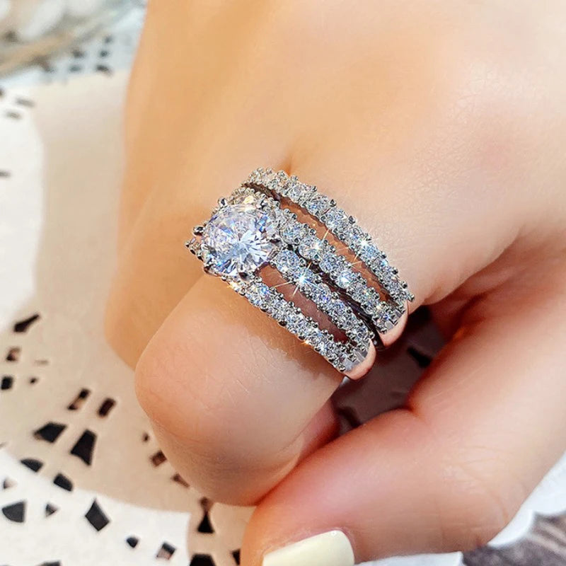 Trendy Hollow Set Ring