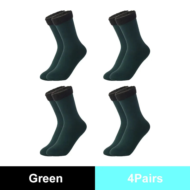 Warm Solid Women Socks