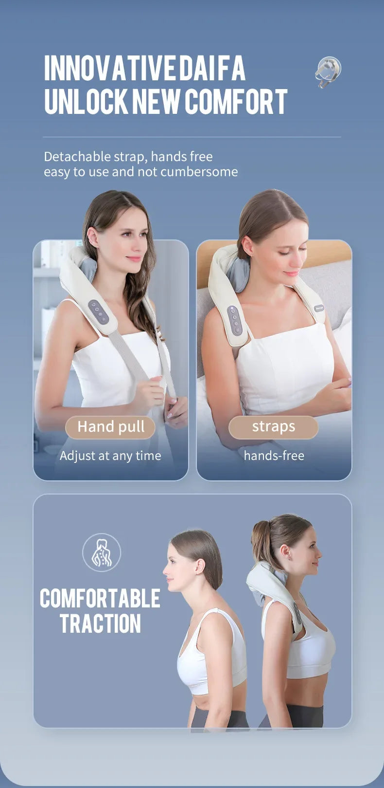 Electric Heat Neck Massage