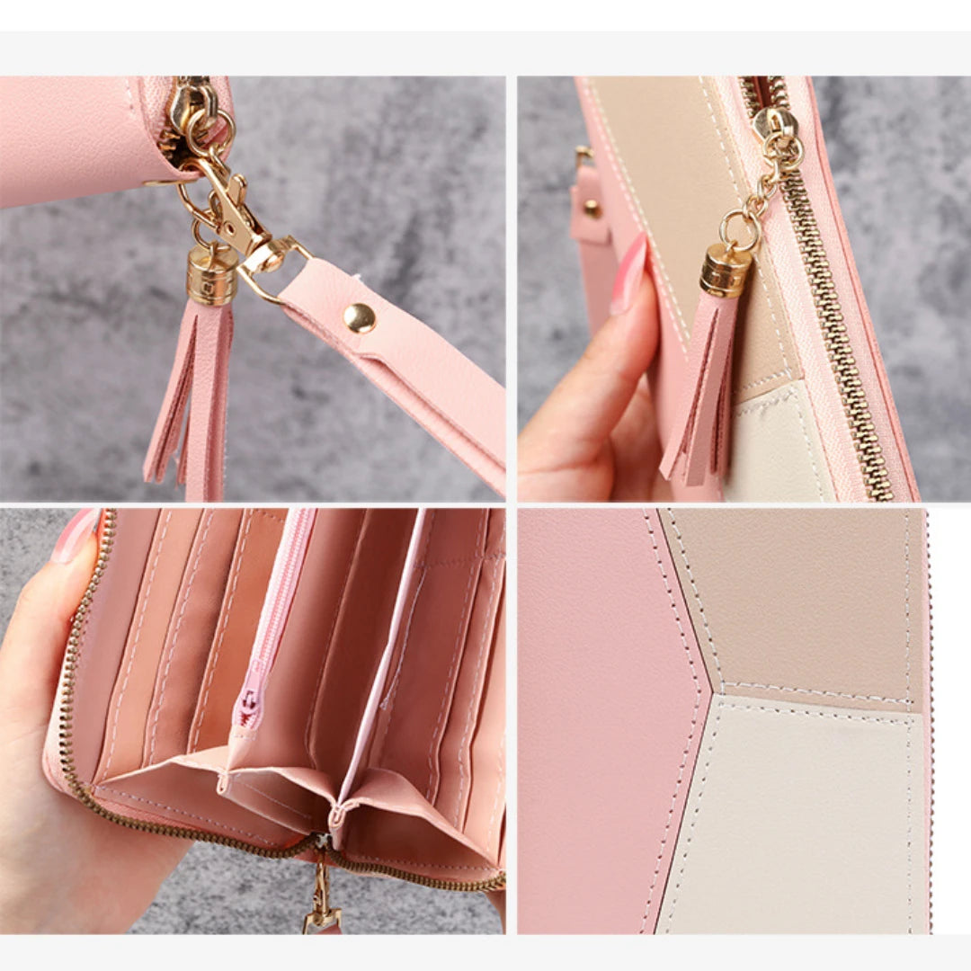 Fashion Zipper Wallets Women's Long Purses
