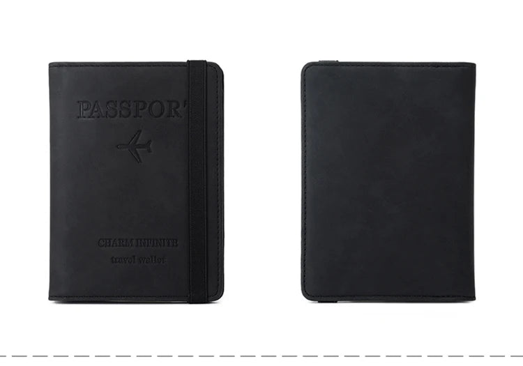 anti-theft multi-functional travel passport holder