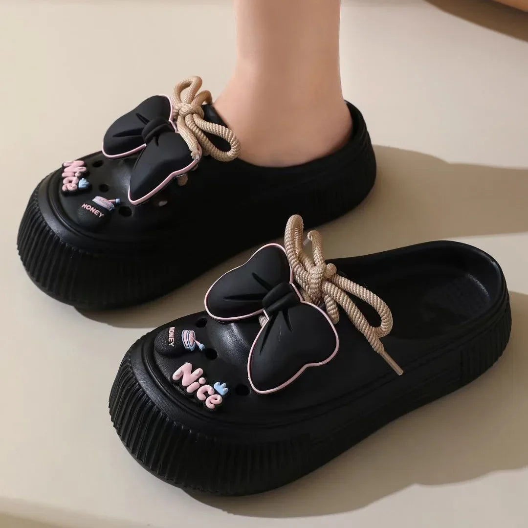 Lovely Bow Slippers