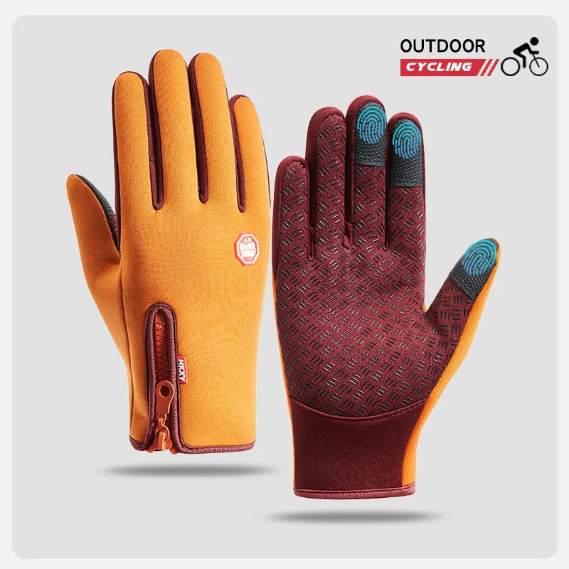 Driving Motorcycle Waterproof Thermal Non-Slip Gloves