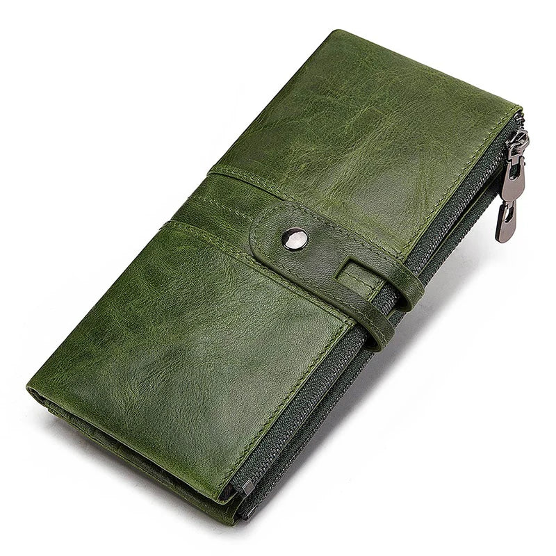 Women's Wallet Genuine Leather Long Clutch