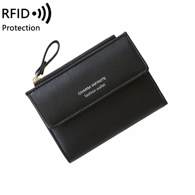 Anti-Theft Short Card Bag for Women