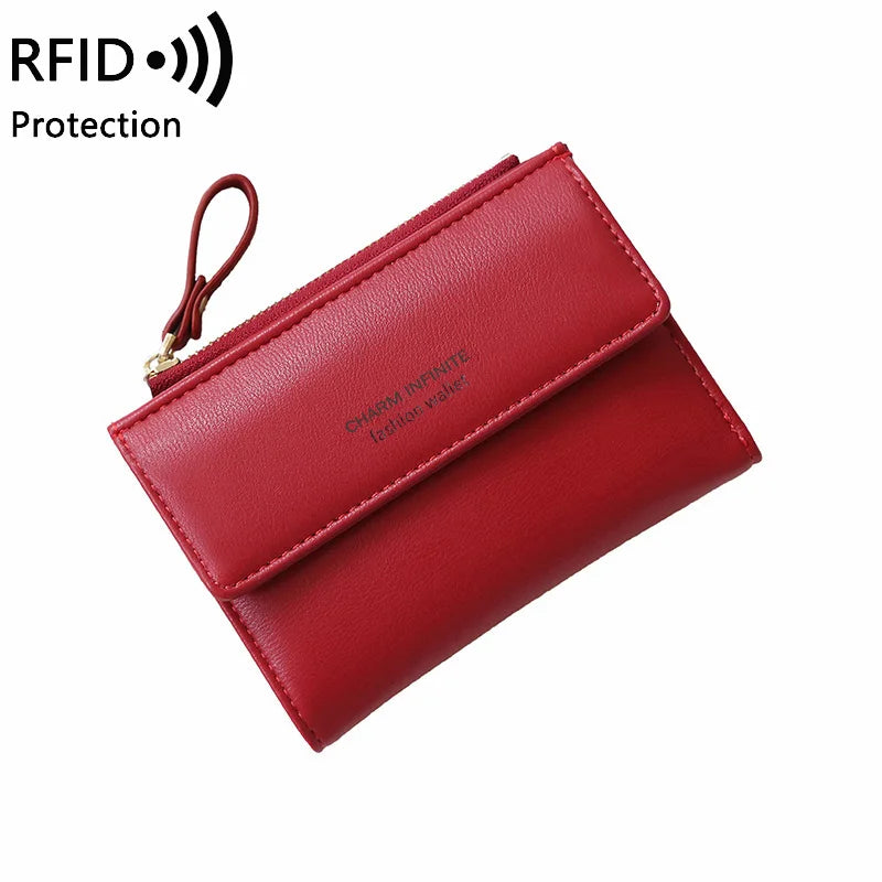 Anti-Theft Short Card Bag for Women