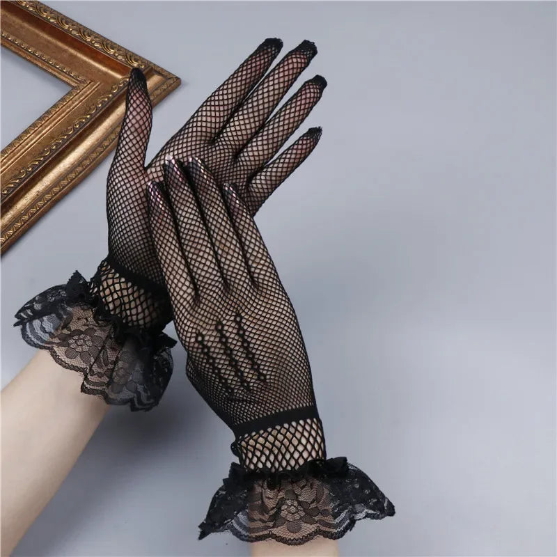 Lolita Lace Hollow Out Gloves