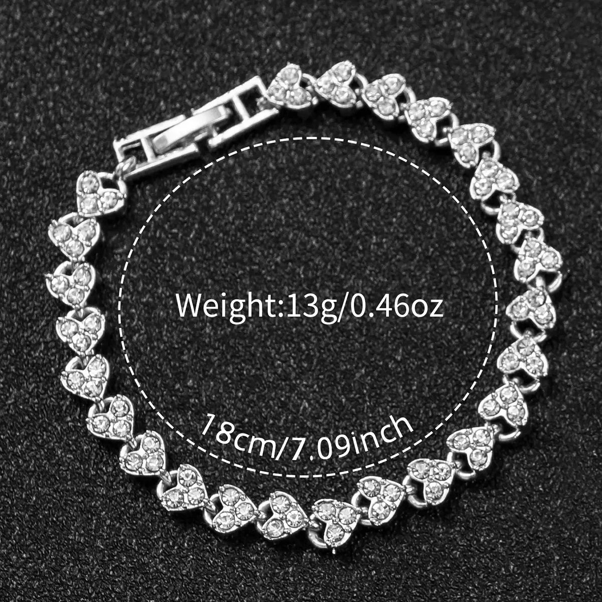 Silver Steel Band Analog Quartz Watches Bracelet Set