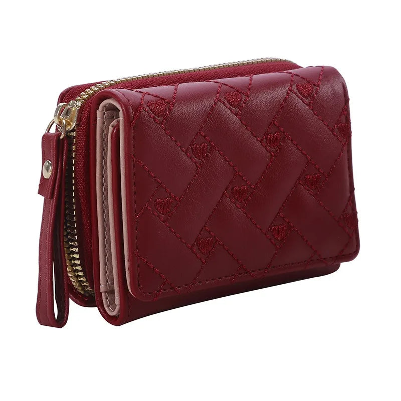 Women's Wallet Tri Fold Card Bag