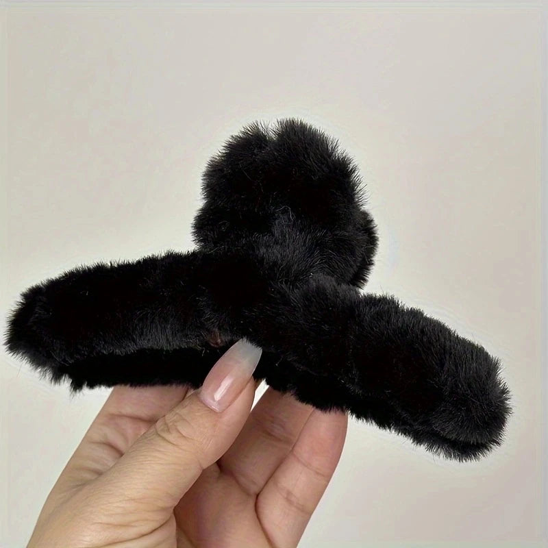 New Faux Fur Hair Claw