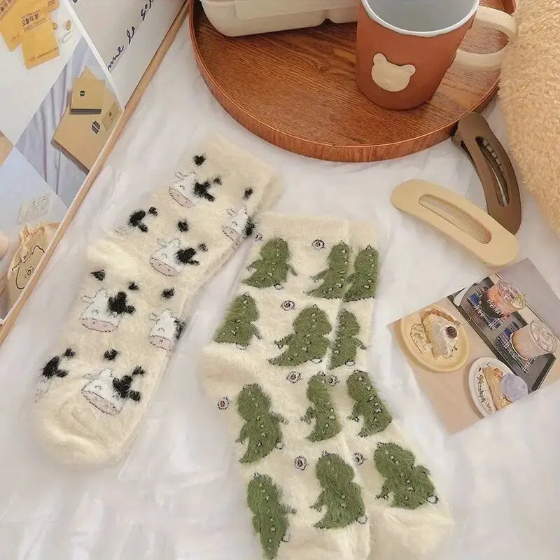 Women's Plush Mid Length Socks