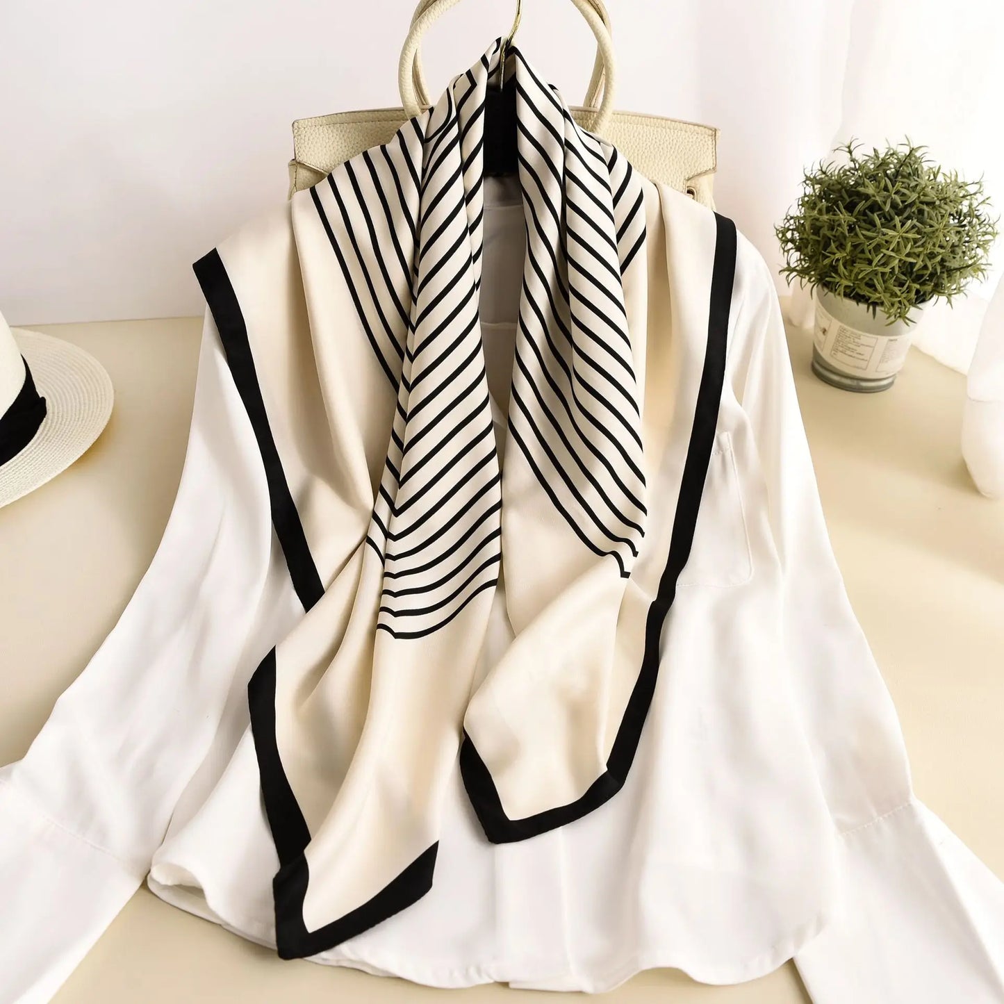 90*90cm Women Scarf Silk
