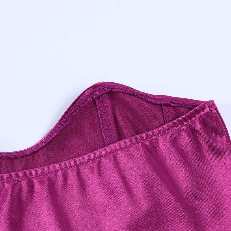 Sleeveless Slim Skinny Corset Cropped Top
