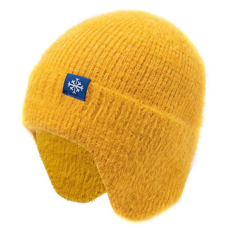 Candy Colors Earflap Winter Hat