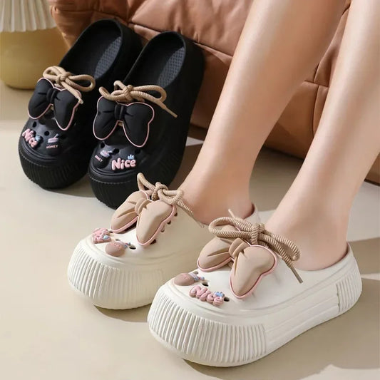 Lovely Bow Slippers