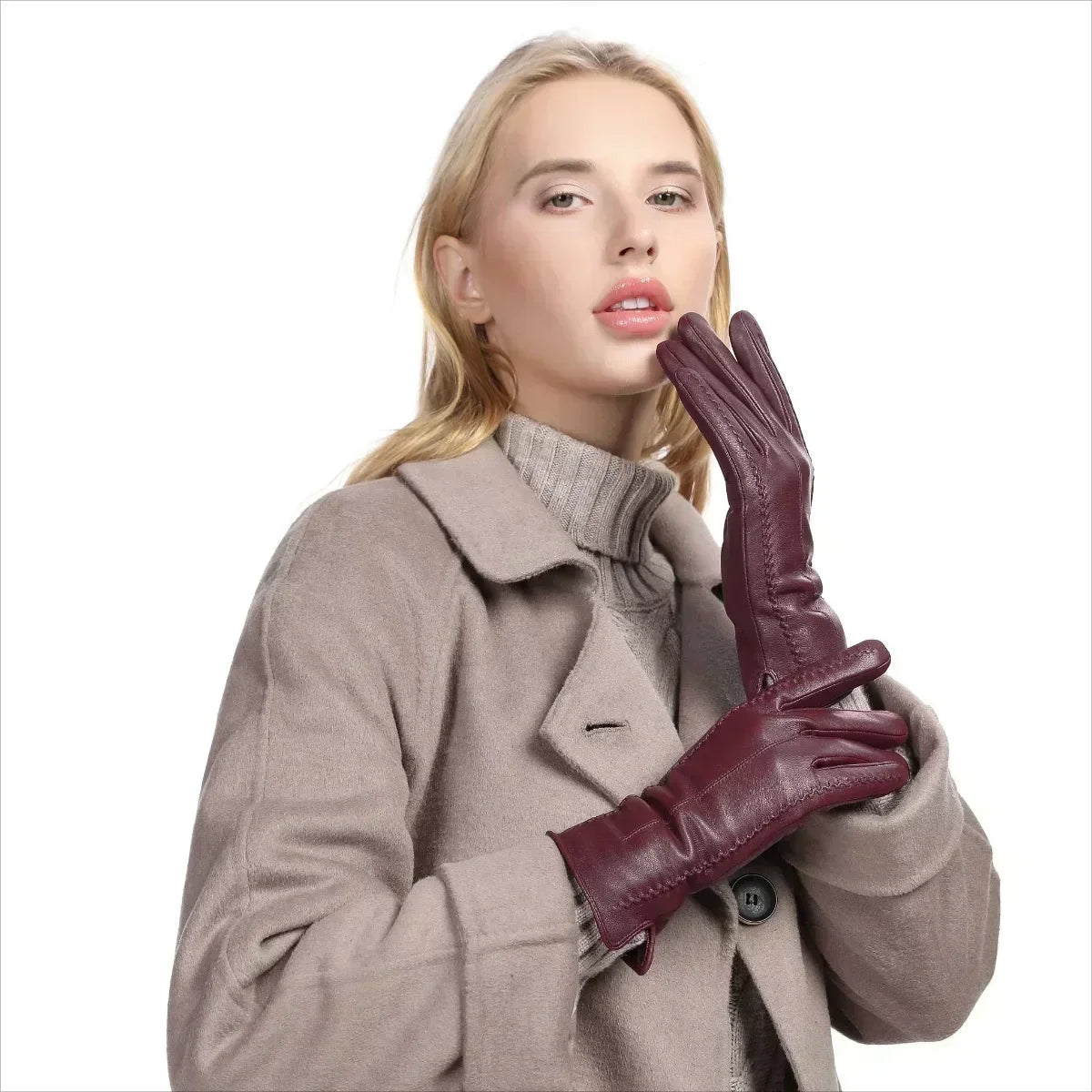 Women's Sheepskin Good Quality Gloves