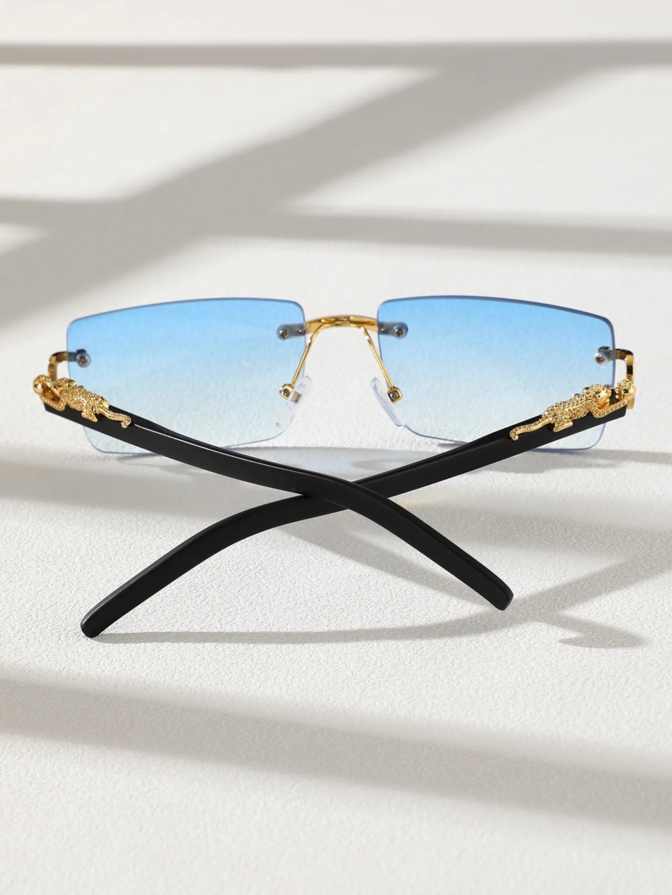 Trendy Frameless Rectangular Personalized Sunglasses