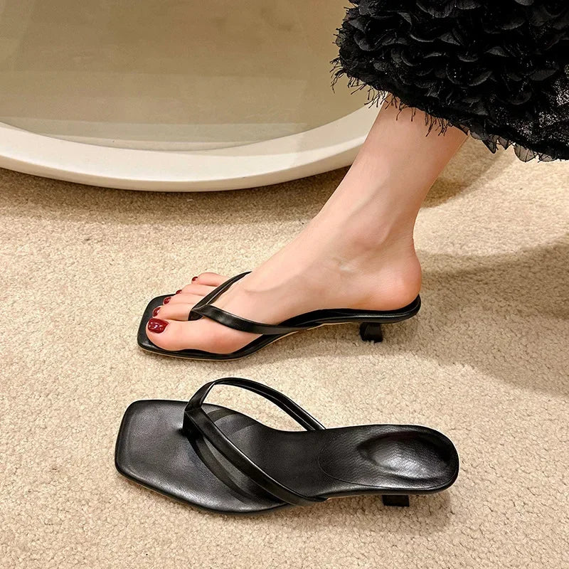 Thin Heel Flip Flops
