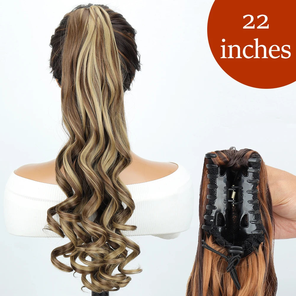 34inches Synthetic Ponytail Hair Extension