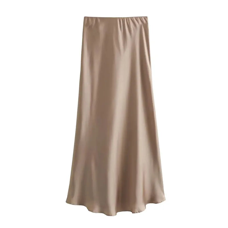 High Waist Long Skirts