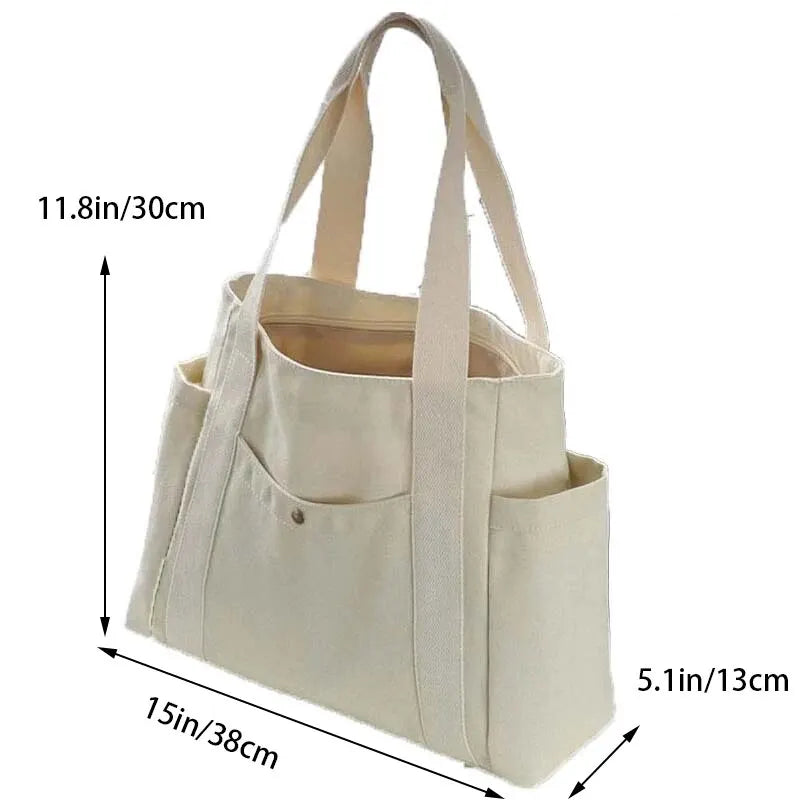 Canvas Women's Bag Large Capacity