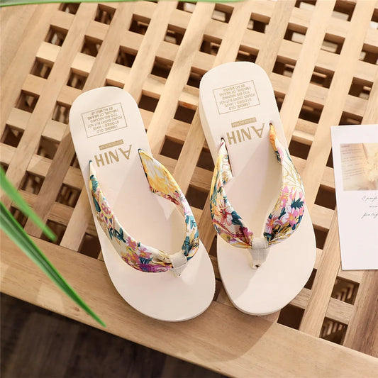 Platform Slippers Casual Outside Wedges Sandals